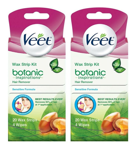 Kit De Depilación Veet Ready-to-use Wax Strip Para Bikini