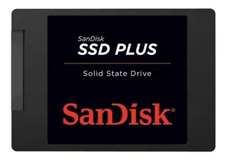 Disco sólido SSD interno SanDisk SSD Plus SDSSDA-240G-G26 Plus 240GB negro