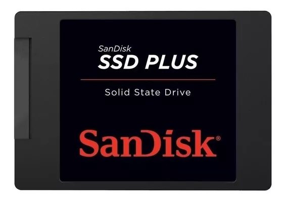 Disco sólido interno SanDisk SSD Plus SDSSDA-240G-G26 Plus 240GB negro