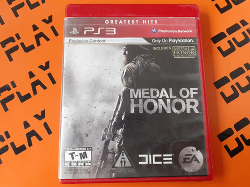 Medal Of Honor Ps3 En Inglés Físico Envíos Dom Play