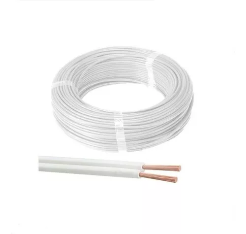 CABO FLEXIVEL PARALELO TURBOFIL 2x1,5MM 750V 100 MTS BRANCO