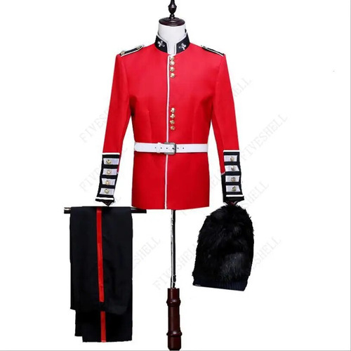 Disfraz De Cosplay De La Guardia Real Británica De Halloween
