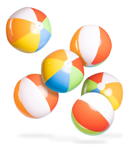 Pelotas De Playa Inflables Grandes De 61 Cm - Fiesta De