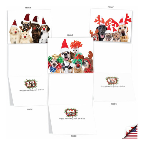 Happy Howling Days Am9562hhg-b2x10-us - 20 Tarjetas De ...