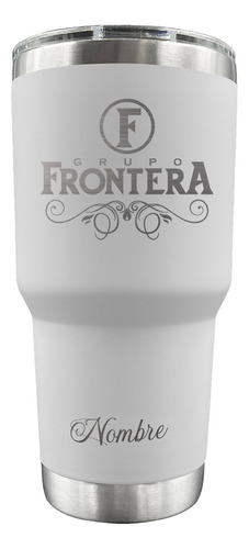 Vaso Térmico 30oz Grupo Frontera Logo No Se Va Grabado Láser