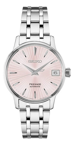Seiko Srp839 Presage Reloj De Mujer Silver-tone 33.8mm Acero