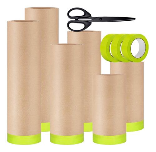 Papel De Enmascarar Para Pintar, Para Pintar Coches, 6 Rollo