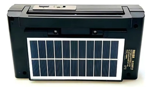 Radio Vintage Estilo Antiguo Panel Solar + Luz + Aux + Usb