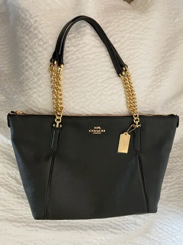 Bolsa coach con cadena new arrivals
