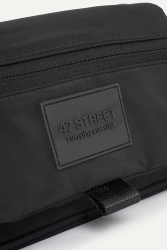 Cartuchera Street De Nylon 47 Street Color Negro