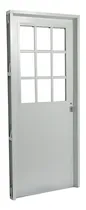 Comprar Puerta Para Patio Chapa Inyectada Media Reja Postigo 80x200