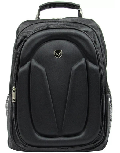 Mochila Preta Executiva Notebook Cabo De Aço Reforçada