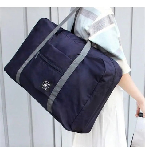 1pc Red/navy/green Multifunctional Folding Travel Bag