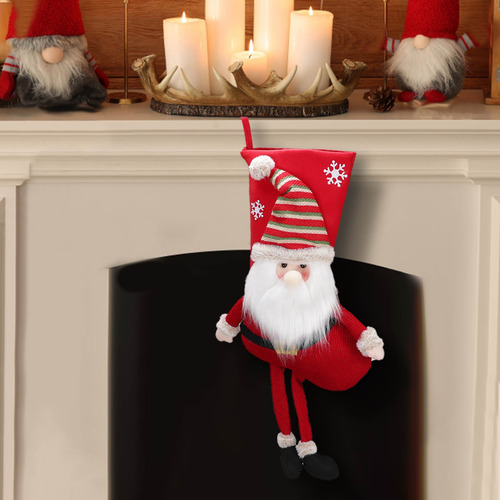 Calcetines Decorativos Navideños P Con Forma De Muñeco De Ni