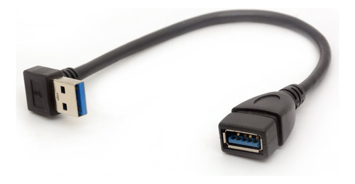 Cable De Extensión Usb 3.0 De Ángulo De 90 Grados, Tipo A, M