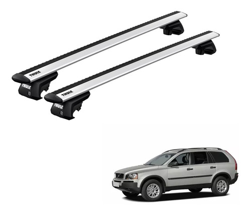 Rack Bagageiro Teto Evo Volvo Xc90 2002 Até 2014 Thule