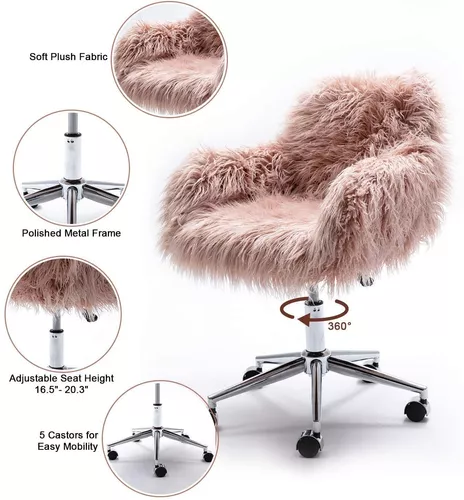 Silla de tocador para dormitorio, linda silla de oficina en casa, sillas de  piel sintética para adolescentes, sillas de dormitorio de niñas, taburete