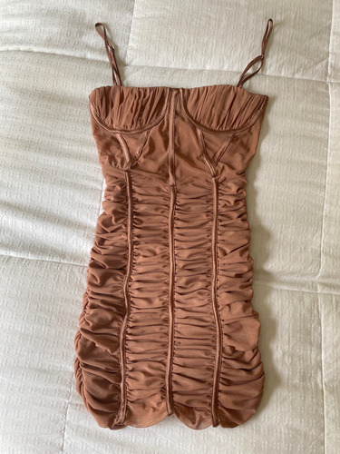 Vestido Zara (s/26) Nude
