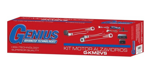 Kit Motor Alzavidrios Genius 2p Instalado