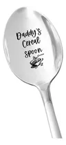 Comprar Cuchara De Cereales Para Papá Cuchara Grabada De Acero Para