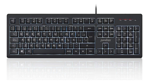 Teclado Con Cable Usb Led Perixx Periboard-329es Espanol