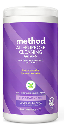 Method All-purpose Cleaning Wipes, French Lavender, Multi-s.
