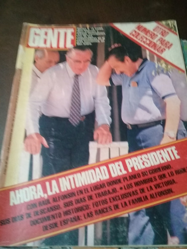 Revista Gente  Nº955 Año 1983  Tapa Alfonsin