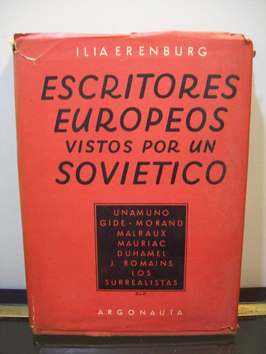 Adp Escritores Europeos Vistos Por Un Sovietico I. Erenburg