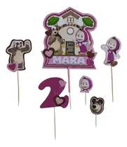 Comprar Masha Y El Oso Cake Topper Adorno Para Torta