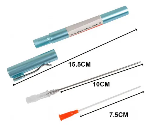 Aguja De Descompresión De Neumotórax Caphstion 14gax 3,25in
