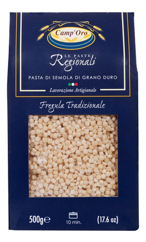 Macarrão Fregula Tradicional Camp'oro 500g (3 Pacotes)
