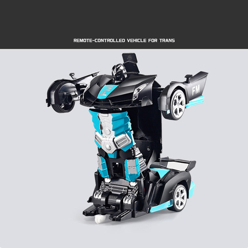 Transform Rc Car Robot, Coche Rc De 2.4 Ghz Con Un Solo Botó