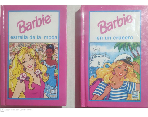 2 Libros De Barbie En Un Crucero-estrella De La Moda