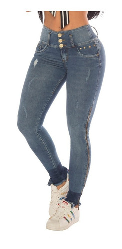 Jeans Colombiano Levanta Cola 14414 Cheviotto