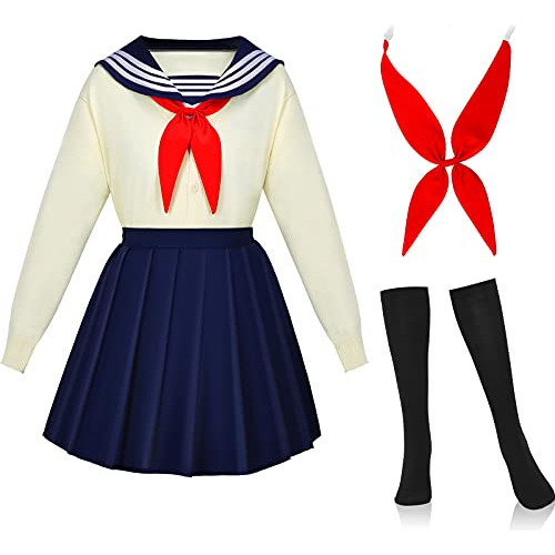 Disfraz De Cosplay De Uniforme Escolar Japonés - Disfr...