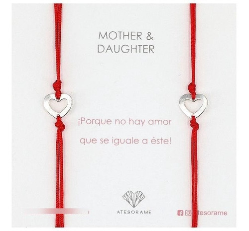 Pulseras Mother & Daugther Atesorame