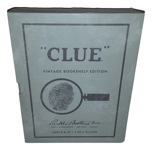Clue Vintage Bookshelf Edition Juego De Mesa Ws Games