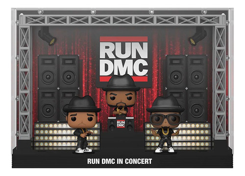 Funko Pop Deluxe Moment Run Dmc In Concert #01