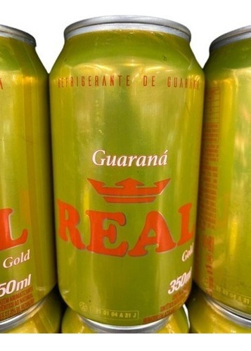 Guaraná Real Gold (champanhe) C/12 + Frete Grátis