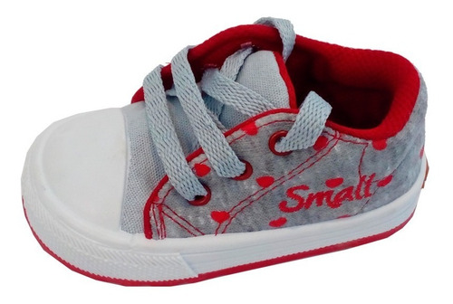 Imagen 6 de 10 de Zapatillas Niñas Bebe Lona Marca Small Modelo Amaia (0121)