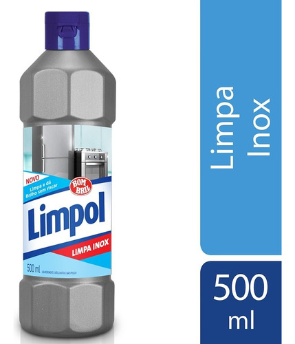 Limpa Inox Limpol Líquido 500ml