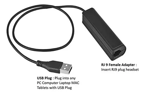 Convierte Tus Auriculares Rj9 En Usb Para Pc Porttil