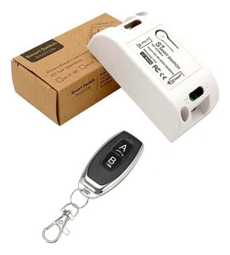 Interruptor Inalámbrico Pulsador Smart Switch Rf433mhz 10a