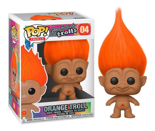 ¡Funko Pop! Orange Troll - ¡Buena suerte, trolls