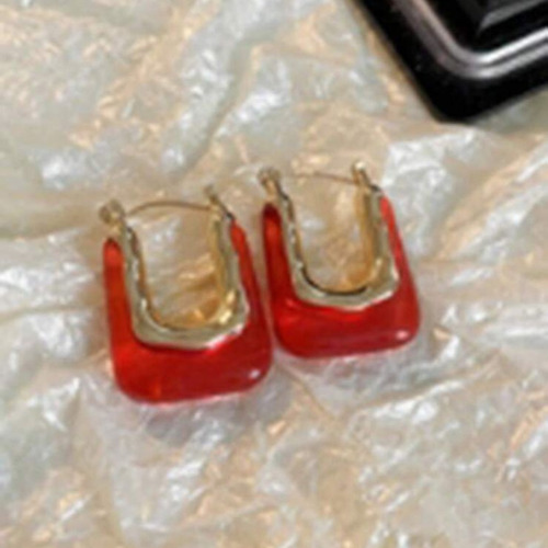 4 Pares De Aretes De Acrilico