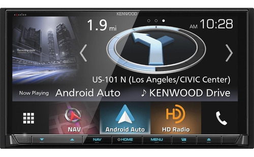 Dvd Kenwood 2 Din 6.95  Usb Bluetooht Gps Carplay Appradio 