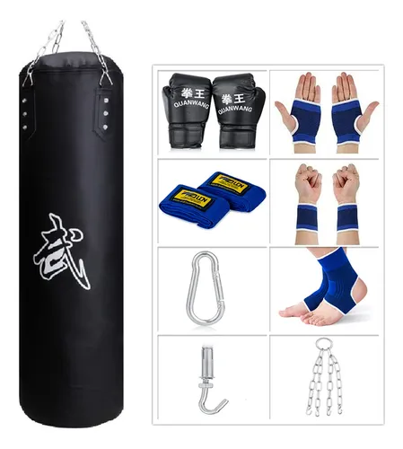 Kit De Bolsa De Boxeo Para Interiores Y Exteriores Sin Relle