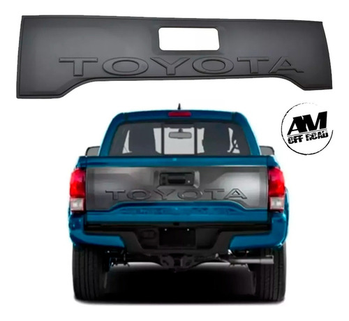 Moldura Aplique Panel De Cajuela Toyota Tacoma Trd 2016 2022