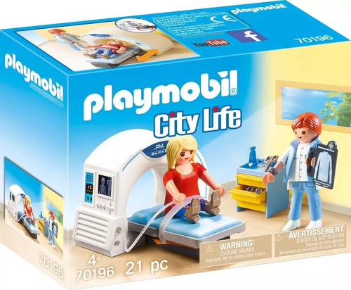 Playmobil City Life Radiologo 70196 - 21 Piezas
