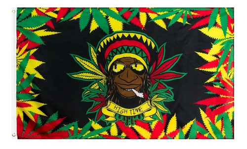 Bandera De Indio Fumando 90 X 150 Cm